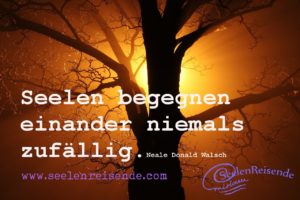 Seelen begegnen einander niemals zufällig Seelen begegnen einander niemals zufällig